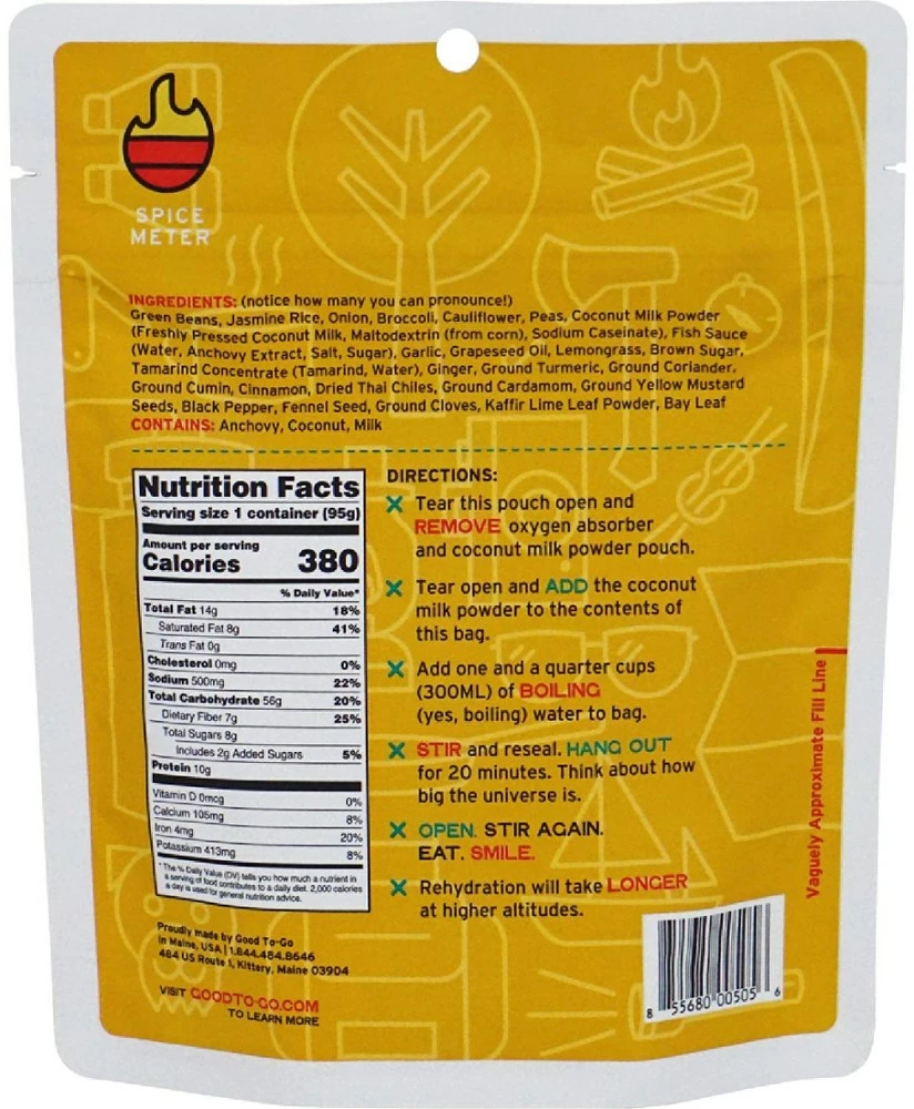 GOOD TO-GO Thai Curry - Single Serving - None 4 GOOD TO-GO Thai Curry - Single Serving - None - Image 2
