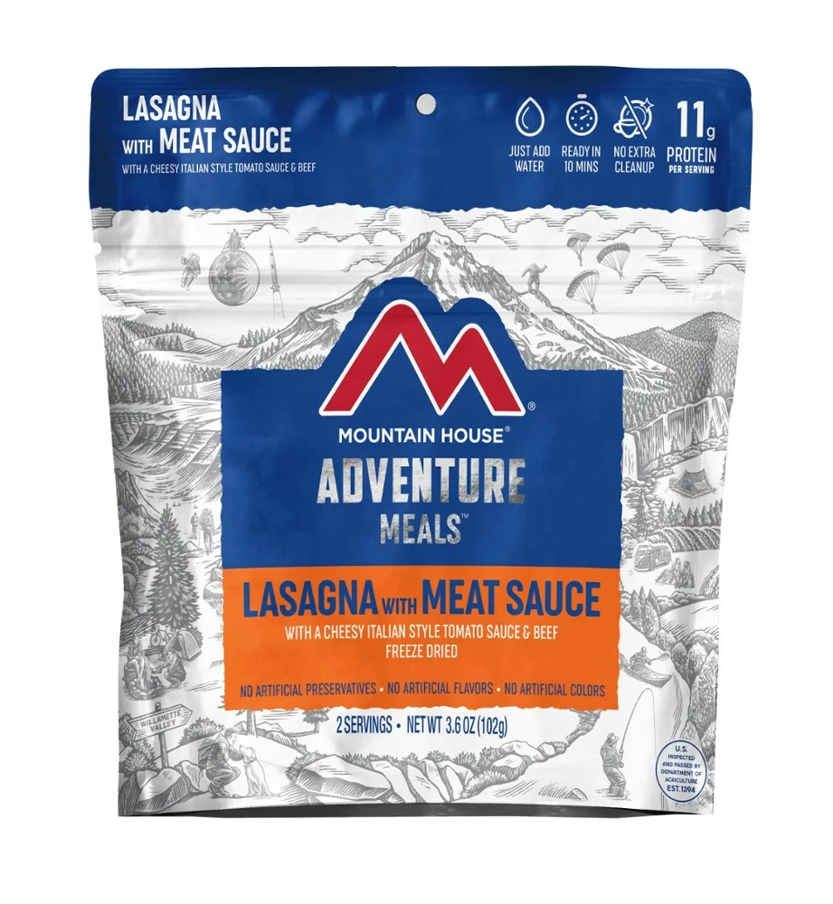 Mountain House Lasagna with Meat Sauce - 2 Servings 3 Mountain House Lasagna with Meat Sauce - 2 Servings