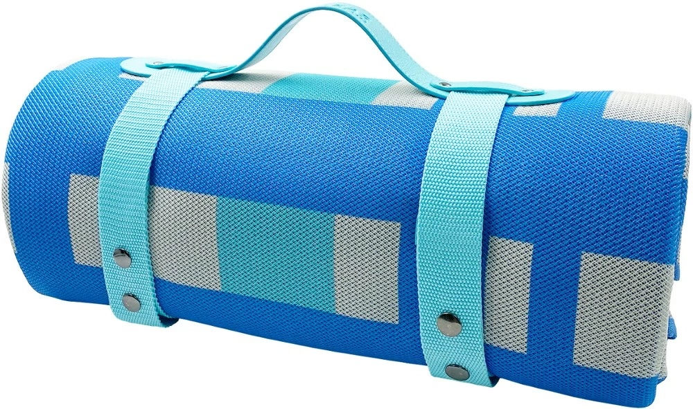 CGear Multimats Sand-Free Picnic Mat - Blue Check 4 CGear Multimats Sand-Free Picnic Mat - Blue Check - Image 2