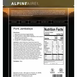 AlpineAire Foods Pork Jambalaya - 1 Serving - None 7 AlpineAire Foods Pork Jambalaya - 1 Serving - None -Cheap Hike Harbor Store a41d8d1b 9d02 4668 92c2 54367fa183f0