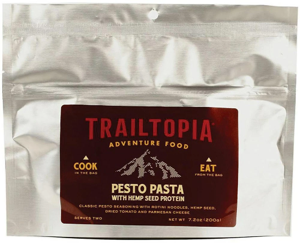 Trailtopia Pesto Pasta with Hemp Seed Protein - 2 Servings - None 3 Trailtopia Pesto Pasta with Hemp Seed Protein - 2 Servings - None