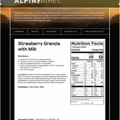 AlpineAire Foods Strawberry Granola with Milk - None 7 AlpineAire Foods Strawberry Granola with Milk - None -Cheap Hike Harbor Store a54691ca 6fcc 4c8b a02d 99abc2d693b4