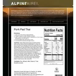 AlpineAire Foods Pork Pad Thai - 1 Serving - None 7 AlpineAire Foods Pork Pad Thai - 1 Serving - None -Cheap Hike Harbor Store a5f51d17 0b2d 4c5f a850 644ca4dabd29