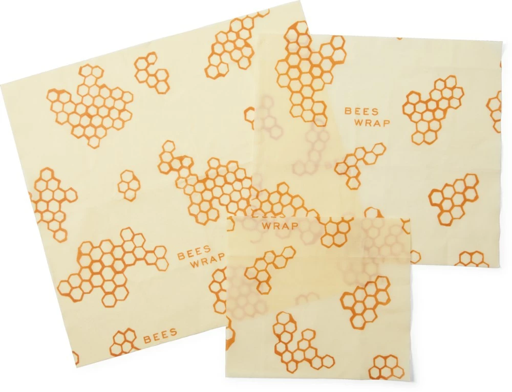 Bee's Wrap Honeycomb Print Wraps - Set of 3 - None 4 Bee's Wrap Honeycomb Print Wraps - Set of 3 - None - Image 2