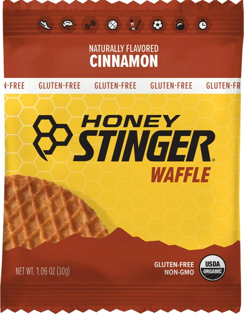 Honey Stinger Gluten-Free Waffle - Cinnamon 3 Honey Stinger Gluten-Free Waffle - Cinnamon
