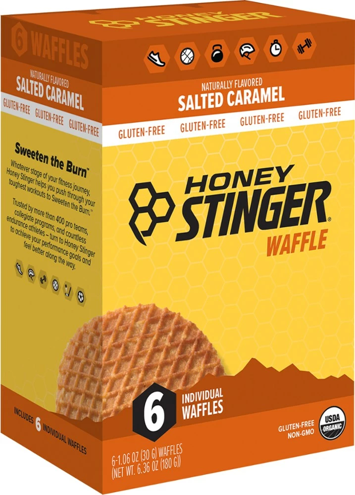 Honey Stinger Gluten-Free Waffles - Package of 6 4 Honey Stinger Gluten-Free Waffles - Package of 6 - Image 2
