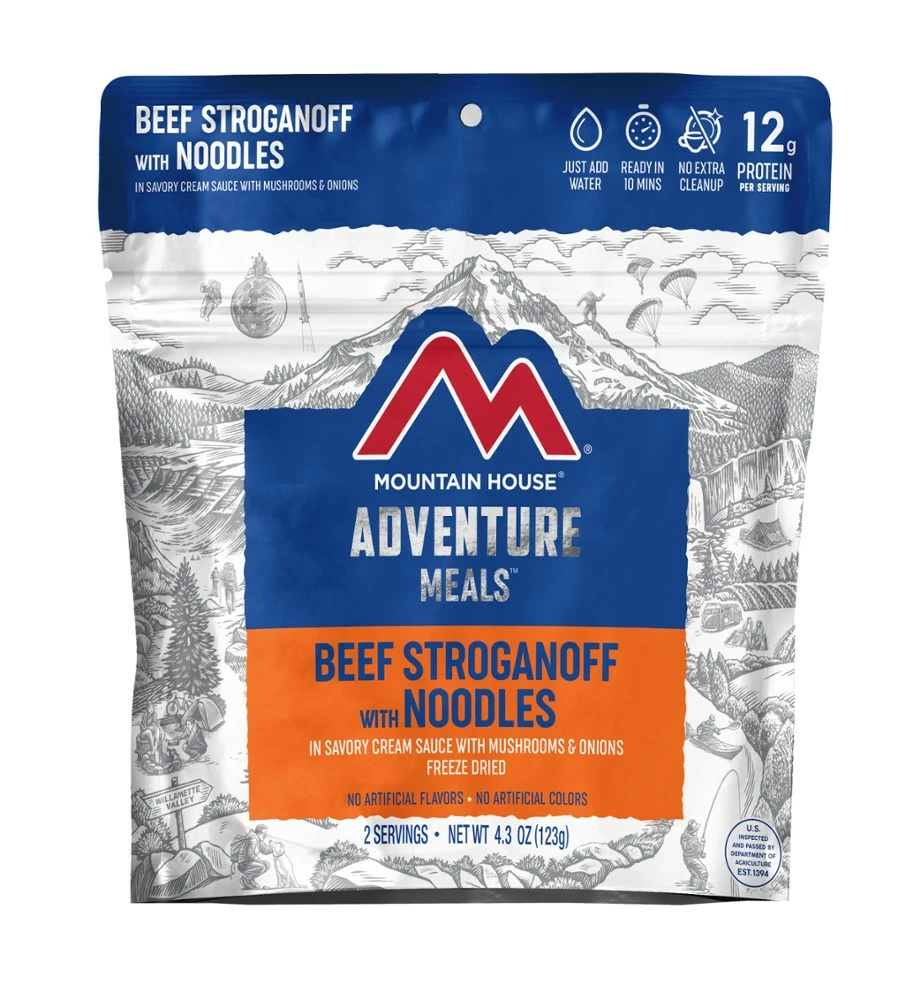 Mountain House Beef Stroganoff - 2 Servings 3 Mountain House Beef Stroganoff - 2 Servings