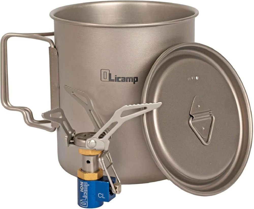 OliCamp Ion Stove with Titanium Space Saver Mug Combo - None 3 OliCamp Ion Stove with Titanium Space Saver Mug Combo - None