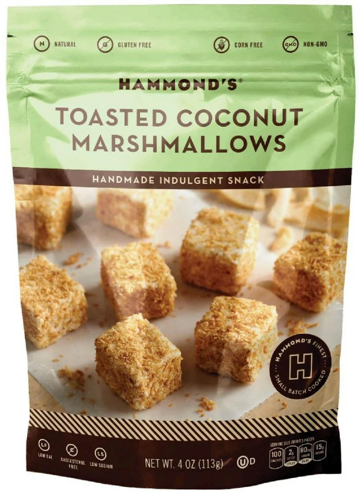 Hammond's Candies Toasted Coconut Marshmallows - None 3 Hammond's Candies Toasted Coconut Marshmallows - None