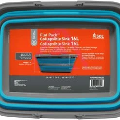 SOL Flat Pack Collapsible Sink - 16 Liters 11 SOL Flat Pack Collapsible Sink - 16 Liters -Cheap Hike Harbor Store b5796eb1 cb9c 4f10 861a afaf8f77fb32