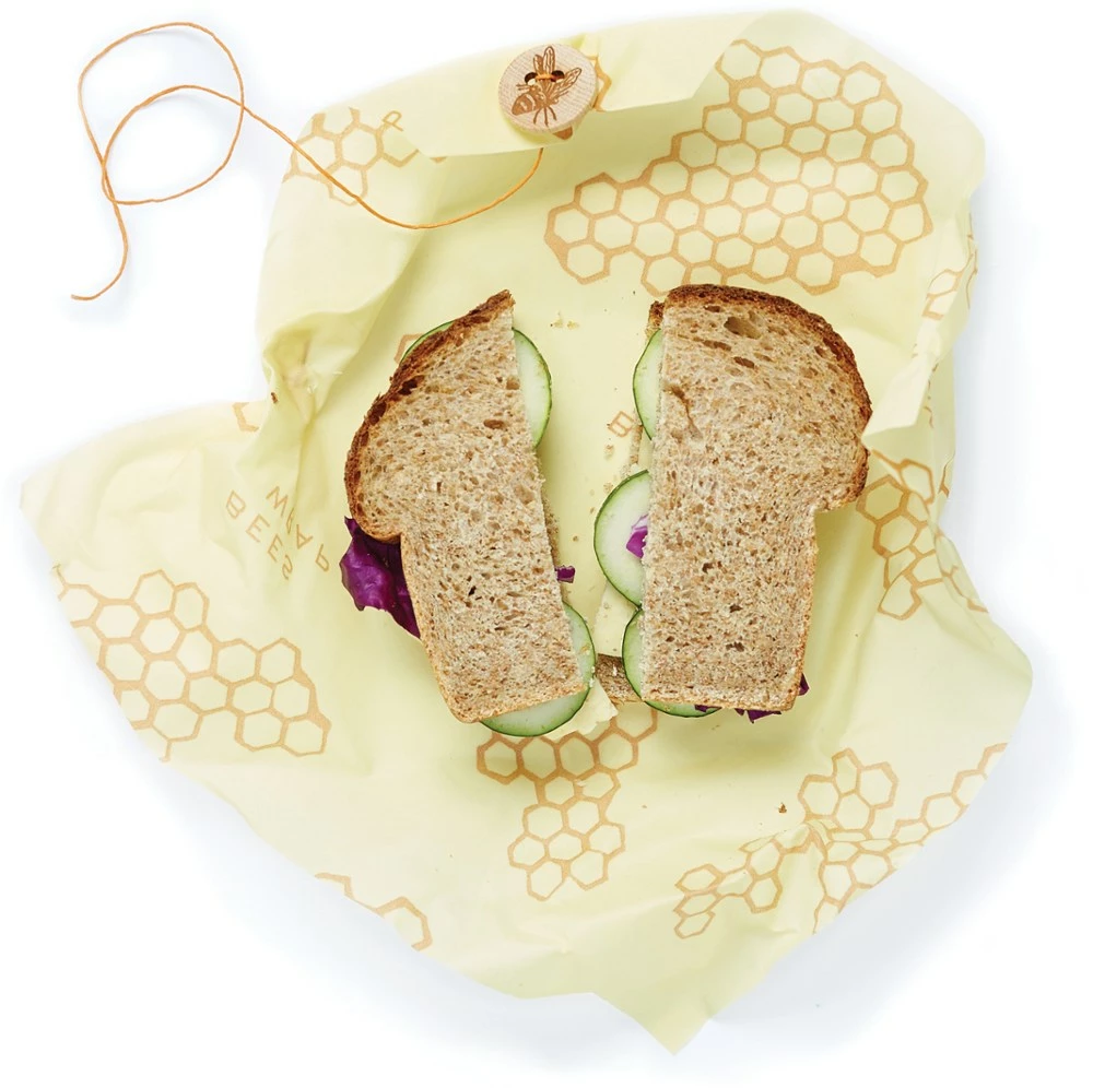 Bee's Wrap Sandwich Wrap - Honeycomb Print - None 5 Bee's Wrap Sandwich Wrap - Honeycomb Print - None - Image 3