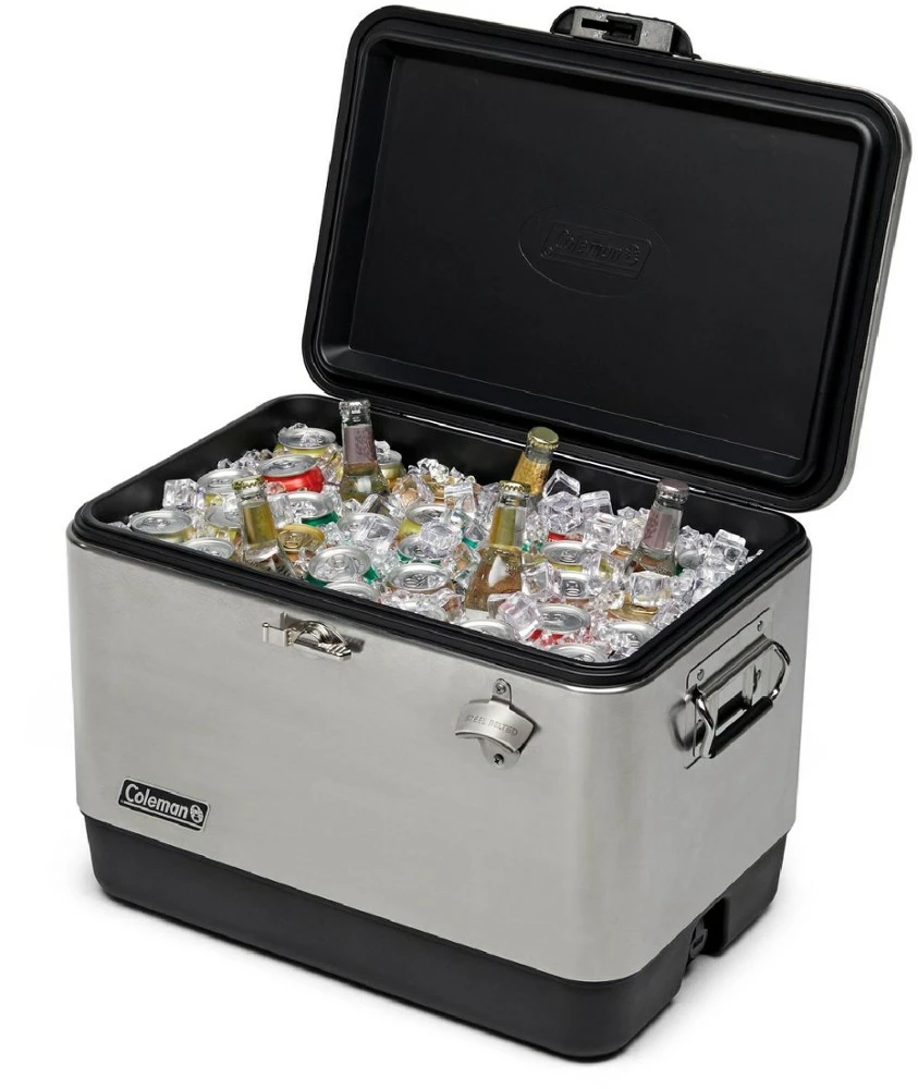 Coleman Reunion 54-Quart Steel Belted Cooler 6 Coleman Reunion 54-Quart Steel Belted Cooler - Image 4