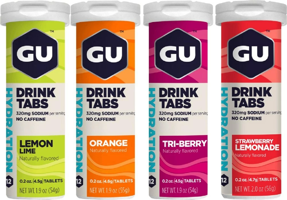 GU Hydration Drink Tabs Mixed Box - Package of 4 3 GU Hydration Drink Tabs Mixed Box - Package of 4