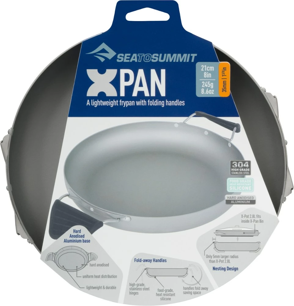 Sea to Summit X-Pan - 8 in. - Charcoal Grey 6 Sea to Summit X-Pan - 8 in. - Charcoal Grey - Image 4