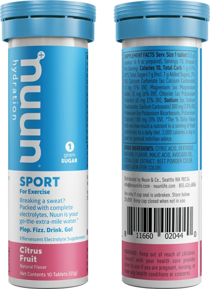 NUUN Sport Hydration Tablets - 10 Servings 4 NUUN Sport Hydration Tablets - 10 Servings - Image 2