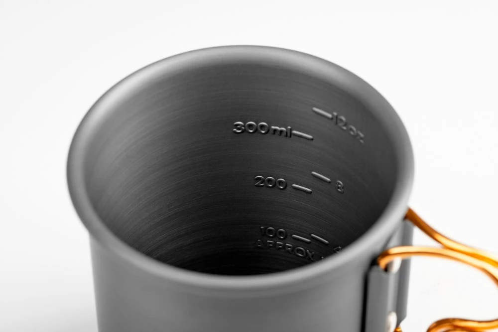 GSI Outdoors Halulite Aluminum Cup - 14 fl. oz. - Black 9 GSI Outdoors Halulite Aluminum Cup - 14 fl. oz. - Black - Image 7