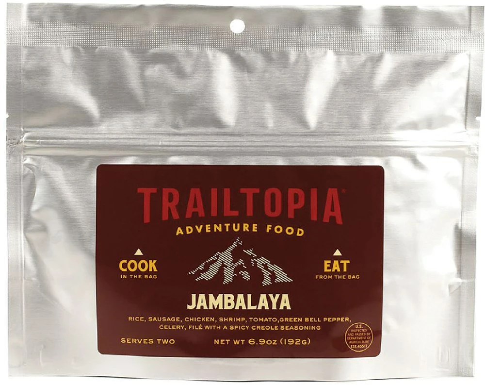 Trailtopia Jambalaya Dinner - 2 Servings - None 3 Trailtopia Jambalaya Dinner - 2 Servings - None