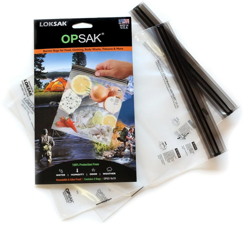 LOKSAK OPSAK Odor-Proof Barrier Bags - 10" x 9" - Package of 2 3 LOKSAK OPSAK Odor-Proof Barrier Bags - 10" x 9" - Package of 2