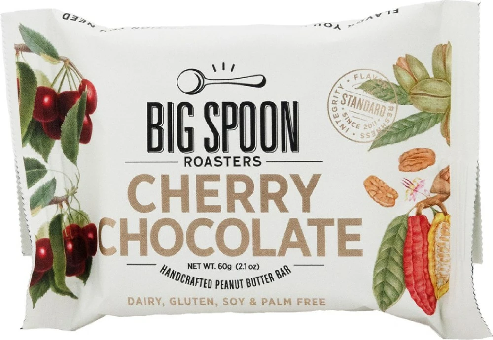 Big Spoon Roasters Peanut Butter Bar - Cherry Chocolate 3 Big Spoon Roasters Peanut Butter Bar - Cherry Chocolate