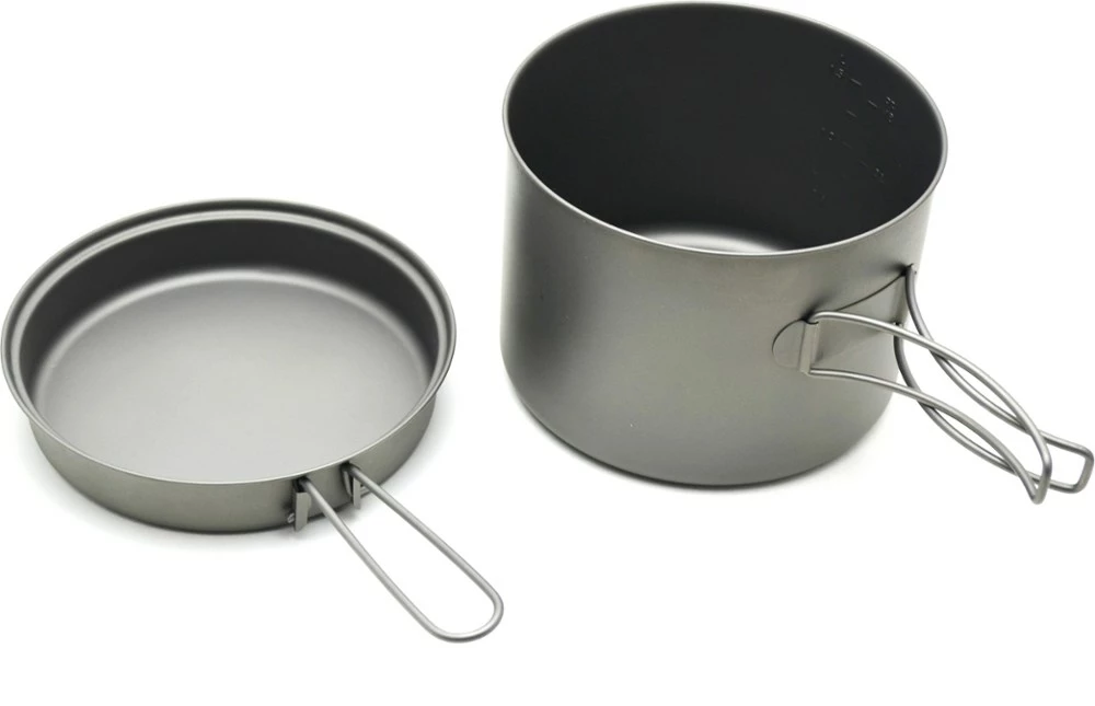 TOAKS Titanium 1600ml Pot with Pan 4 TOAKS Titanium 1600ml Pot with Pan - Image 2