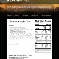 AlpineAire Foods Cinnamon Apple Crisp - 1 Serving 7 AlpineAire Foods Cinnamon Apple Crisp - 1 Serving -Cheap Hike Harbor Store c8b63464 ccf4 4ff1 9732 f94d21df2081