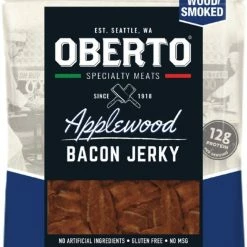 Oberto Natural Bacon Jerky - Applewood Smoked