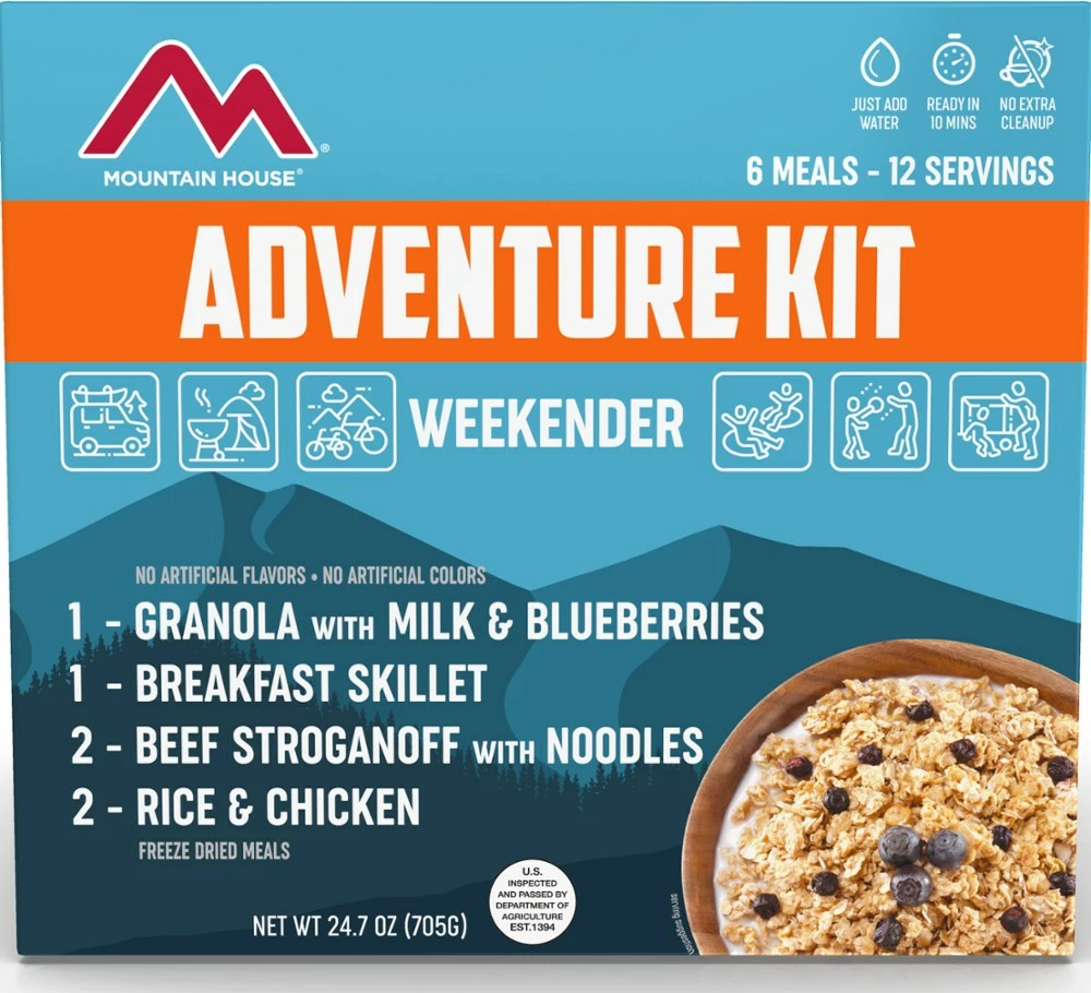Mountain House Weekender Adventure Kit 3 Mountain House Weekender Adventure Kit