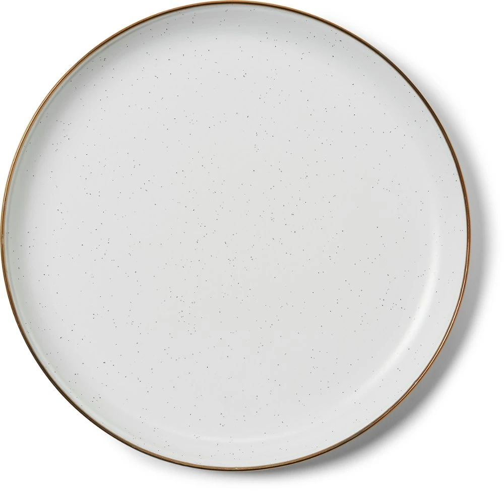 Barebones Enamelware Plates - Package of 2 - Eggshell 5 Barebones Enamelware Plates - Package of 2 - Eggshell - Image 3