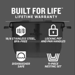Stanley Even-Heat Camp Pro Cookset -Cheap Hike Harbor Store cbf609cb bce1 40fc a634 937b4ab4011d