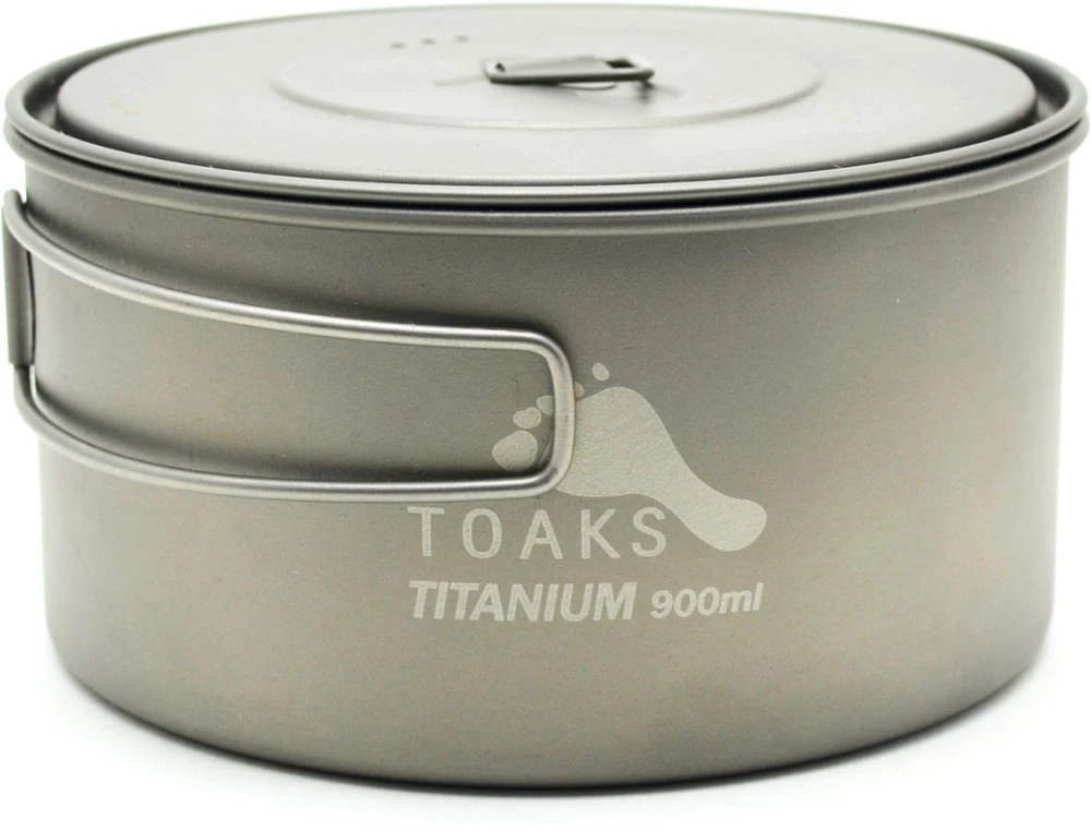 TOAKS Titanium 900ml D130mm Pot 3 TOAKS Titanium 900ml D130mm Pot