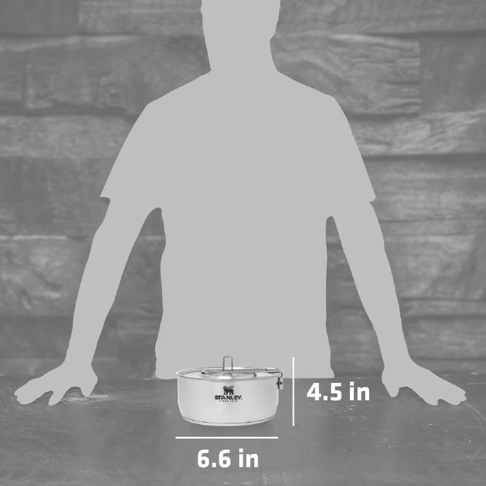 Stanley Even-Heat Essential Cookset - Stainless Steel 6 Stanley Even-Heat Essential Cookset - Stainless Steel - Image 4