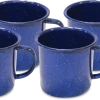 Mountain Summit Gear Classic Blue Enamel Mug - 12 fl. oz. - Set of 4 2 Mountain Summit Gear Classic Blue Enamel Mug - 12 fl. oz. - Set of 4 -Cheap Hike Harbor Store d2e998bb 9878 4d8f 8f27 33872b0d8f46