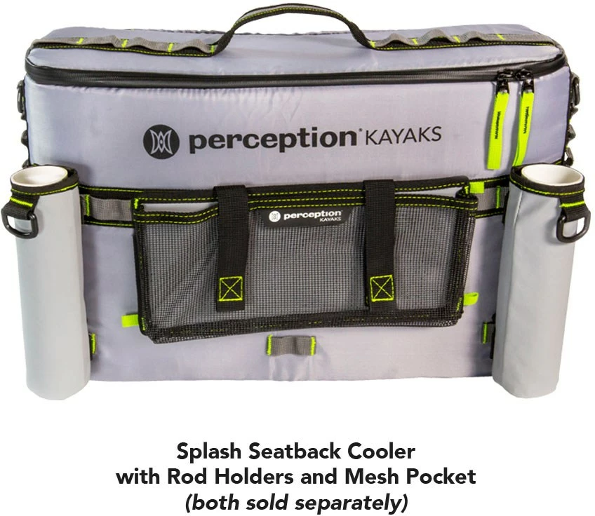 Perception Splash Seat Back Cooler - Gray/Lime 4 Perception Splash Seat Back Cooler - Gray/Lime - Image 2