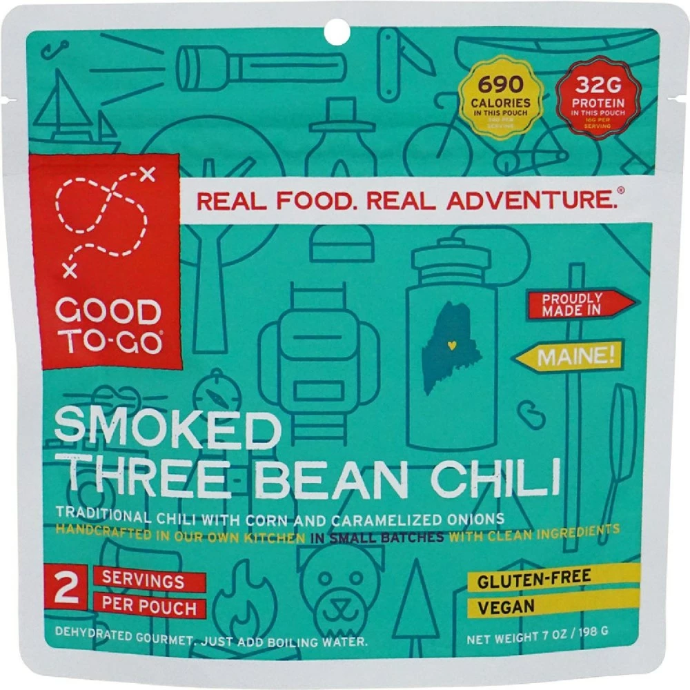 GOOD TO-GO Smoked Three Bean Chili - 2 Servings - None 3 GOOD TO-GO Smoked Three Bean Chili - 2 Servings - None