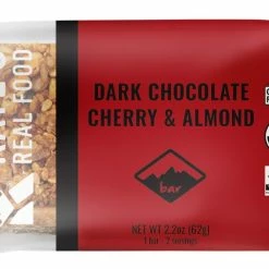 Kate's Real Food Dark Chocolate Cherry & Almond Bar - Dark Chocolate Cherry Almond