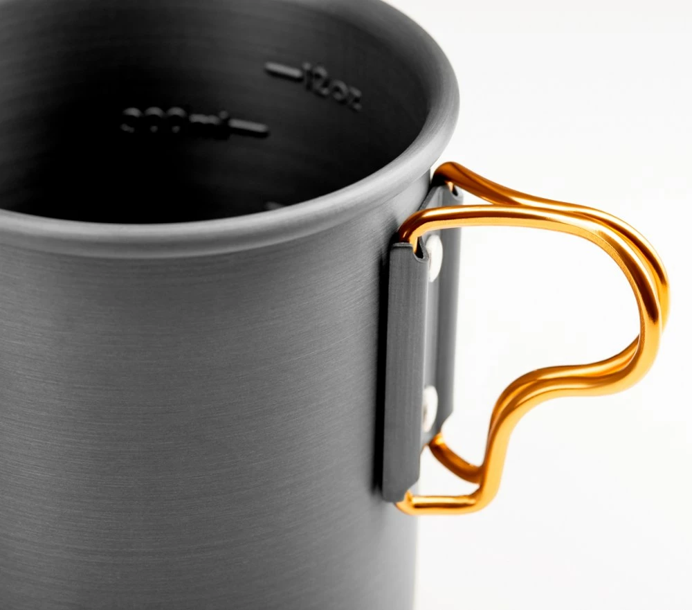 GSI Outdoors Halulite Aluminum Cup - 14 fl. oz. - Black 6 GSI Outdoors Halulite Aluminum Cup - 14 fl. oz. - Black - Image 4