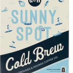 Grounds & Hounds Coffee Co. Sunny Spot Cold Brew Coffee Pouches - Package of 4