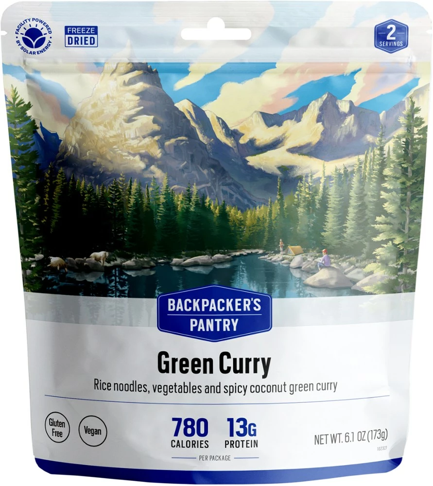 Backpacker's Pantry Green Curry - 2 Servings - None 3 Backpacker's Pantry Green Curry - 2 Servings - None