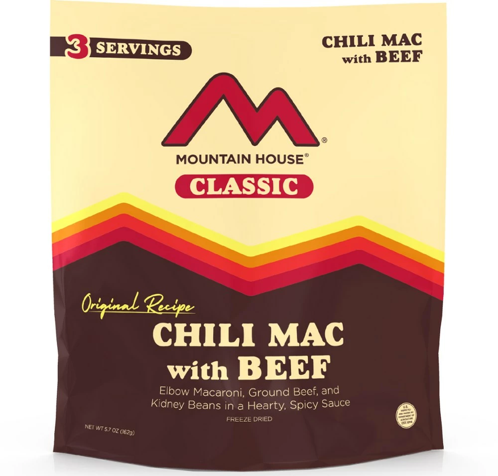Mountain House Classic Chili Mac with Beef - 3 Servings 3 Mountain House Classic Chili Mac with Beef - 3 Servings
