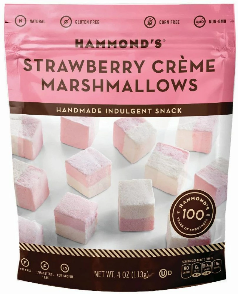 Hammond's Candies Strawberry Creme Marshmallows - None 3 Hammond's Candies Strawberry Creme Marshmallows - None