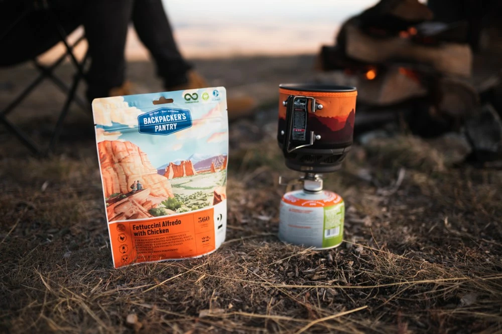 Backpacker's Pantry Fettuccini Alfredo with Chicken - 2 Servings - None 5 Backpacker's Pantry Fettuccini Alfredo with Chicken - 2 Servings - None - Image 3