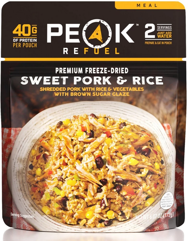 PEAK REFUEL Sweet Pork and Rice - 2 Servings 3 PEAK REFUEL Sweet Pork and Rice - 2 Servings