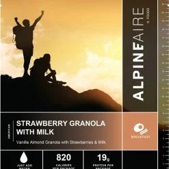 AlpineAire Foods Strawberry Granola with Milk - None