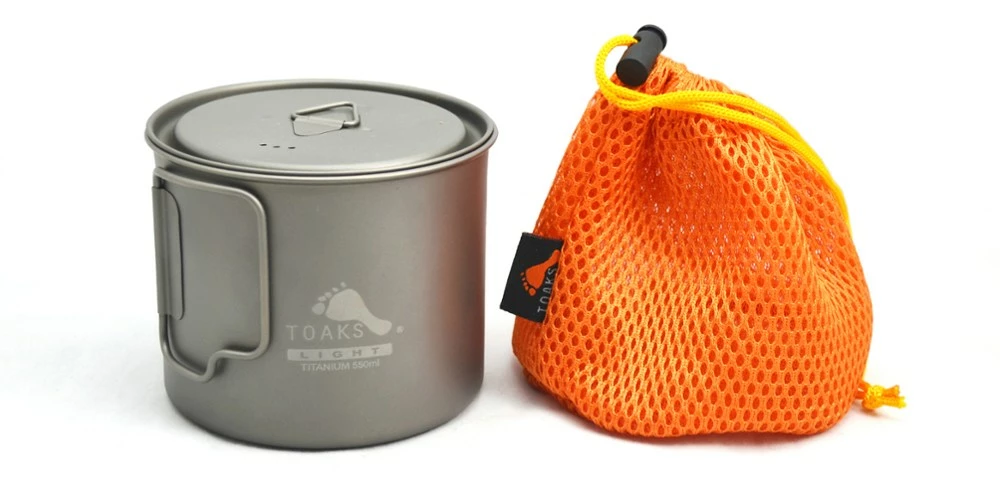 TOAKS Light Titanium 550ml Pot 3 TOAKS Light Titanium 550ml Pot