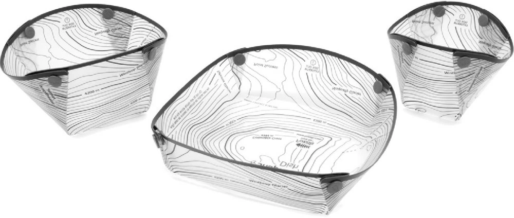 Fozzils Snapfold Solo 3-Piece Table Set - Mist 3 Fozzils Snapfold Solo 3-Piece Table Set - Mist