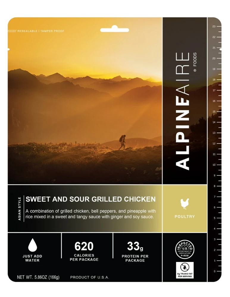 AlpineAire Foods Sweet & Sour Grilled Chicken - 1 Serving - None 3 AlpineAire Foods Sweet & Sour Grilled Chicken - 1 Serving - None
