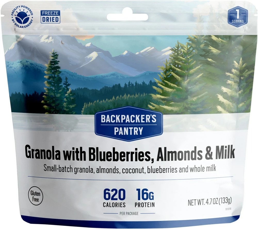 Backpacker's Pantry Granola with Milk and Organic Blueberries 3 Backpacker's Pantry Granola with Milk and Organic Blueberries